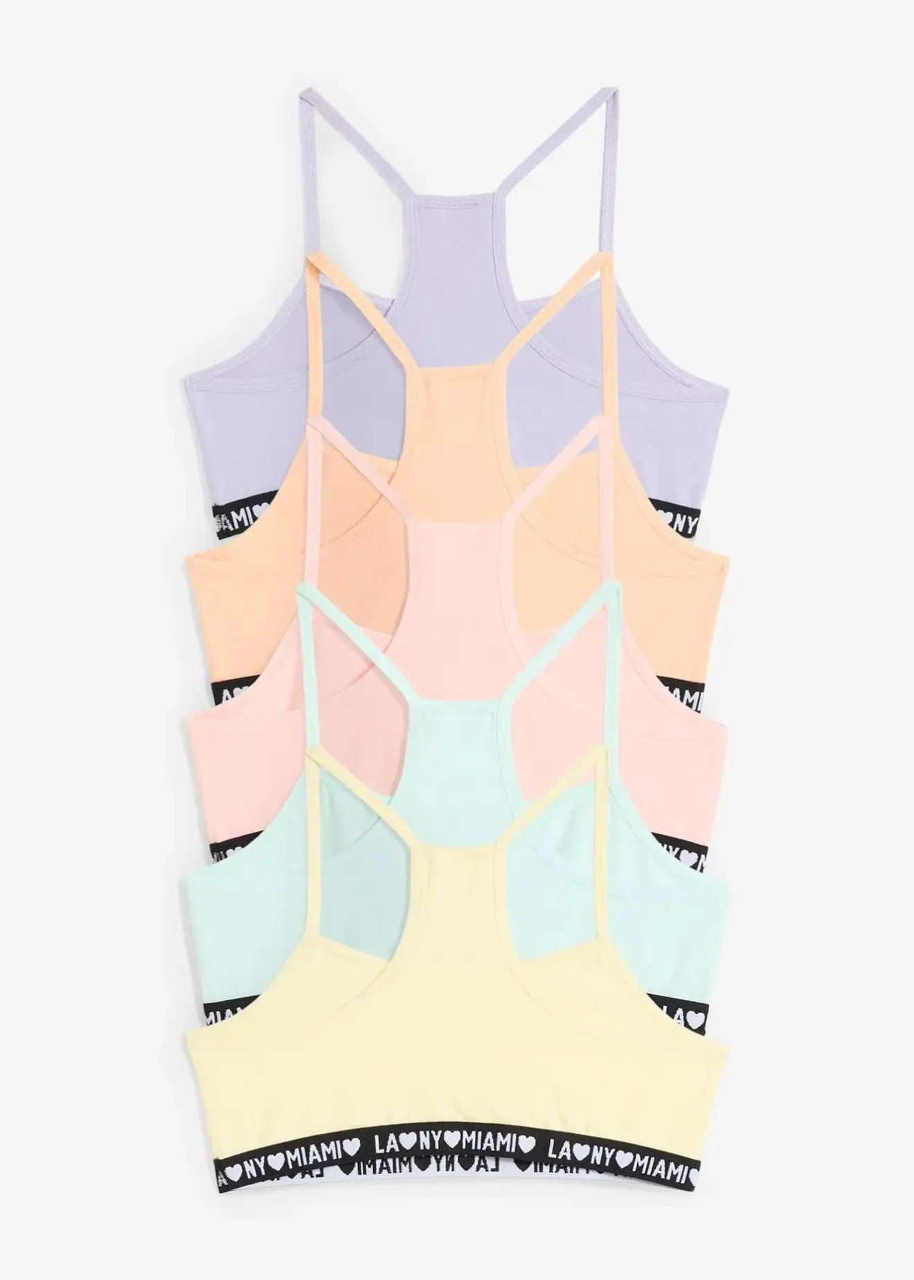 bonprix Lot de 5 brassières avec coton doux|Enfant Vêtements Enfant|Lot De 2 Articles Et Plus