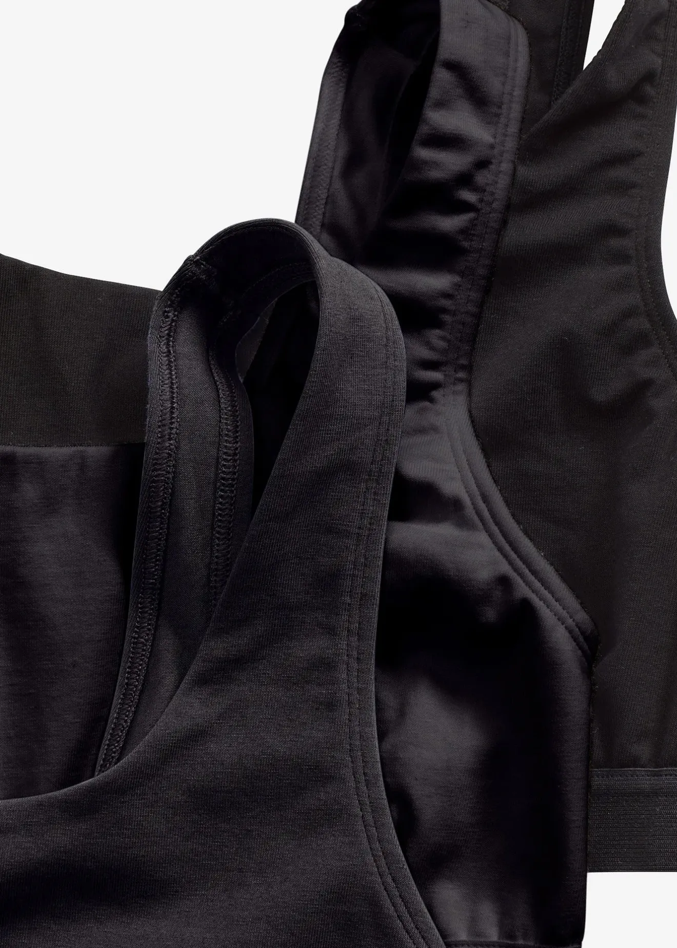 bonprix Lot de 3 brassières coton extensible|Femme Sous-Vêtements Sport|Lingerie Coton