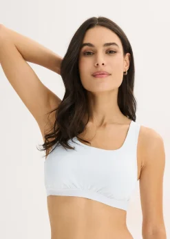 Femme bonprix Sous-Vêtements Sport|Lingerie Coton|Lot de 3 brassières coton extensible