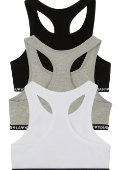 bonprix Lot de 3 brassières en coton doux et extensible|Enfant Vêtements Enfant|Lot De 2 Articles Et Plus