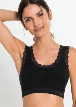 bonprix Lot de 2 brassières sans coutures Feel Comfort|Femme Sans Couture|Basiques