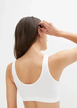 Femme bonprix Sans Couture|Basiques|Lot de 2 brassières sans coutures Feel Comfort