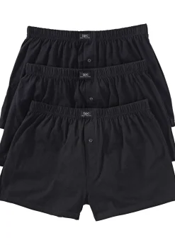 bonprix Lot de 3 caleçons en jersey coton|Homme Caleçons|Sous-Vêtements