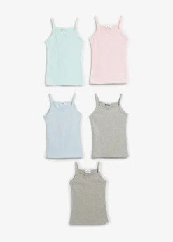 bonprix Lot de 5 caracos en coton doux et extensible|Enfant Vêtements Enfant|Lot De 2 Articles Et Plus