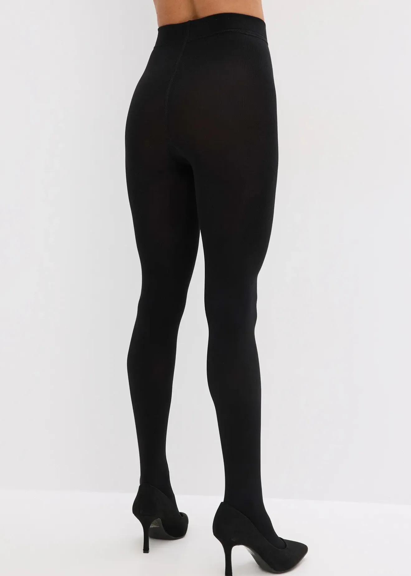 bonprix Lot de 2 collants thermiques polaires 140D|Femme Lingerie Thermo|Chaussettes & Collants