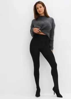 bonprix Lot de 2 collants thermiques polaires 140D|Femme Lingerie Thermo|Chaussettes & Collants