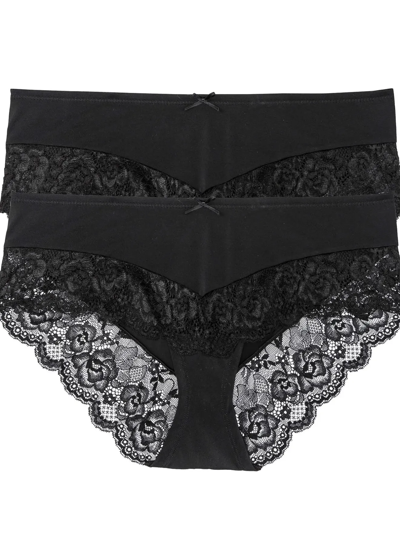 bonprix Lot de 2 culottes|Femme Dessous|Bas