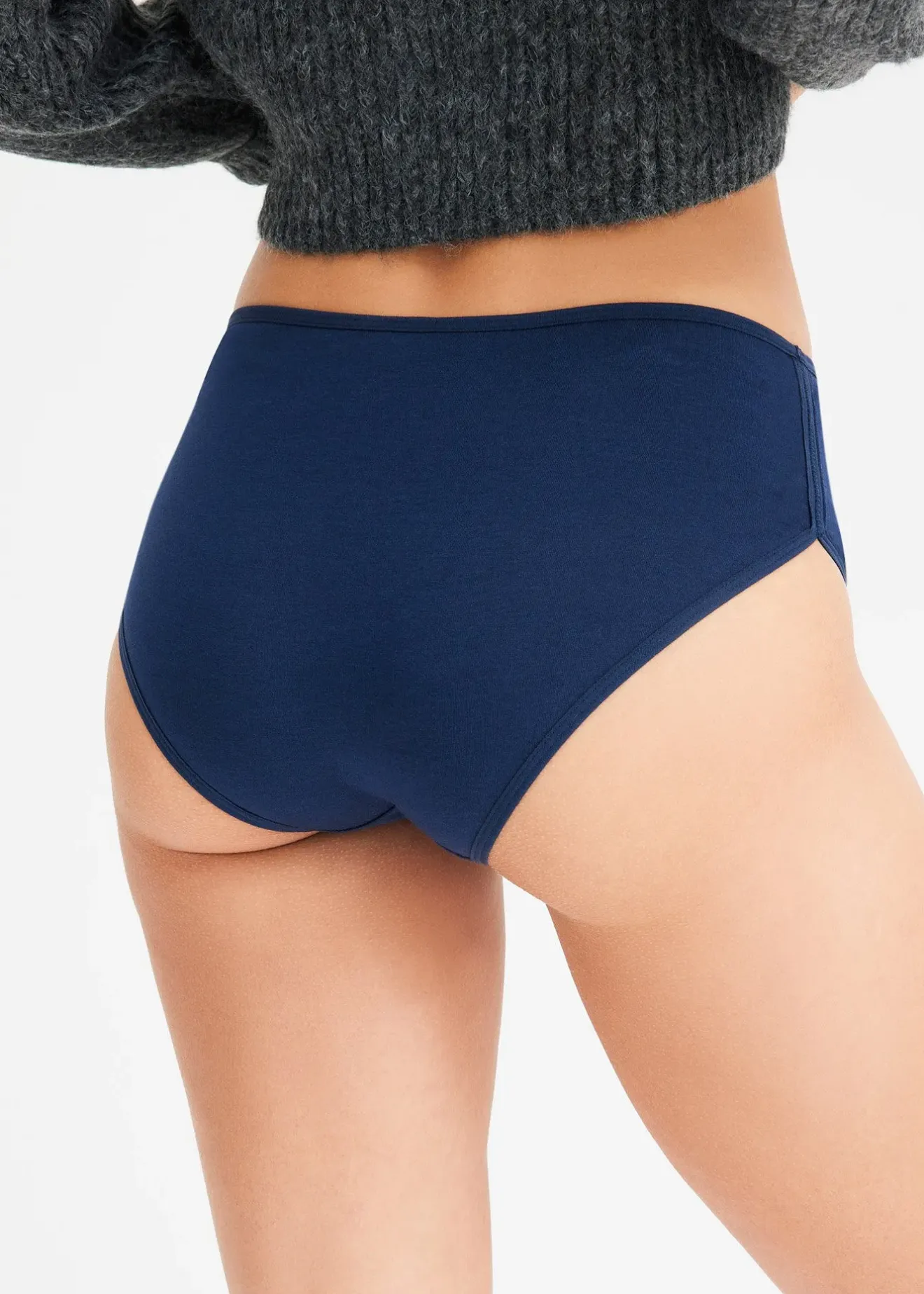 bonprix Lot de 4 culottes coton Maxi|Femme Lingerie Coton|Bas