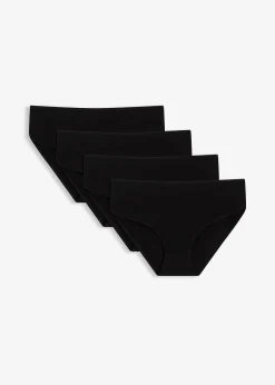 Femme bonprix Lingerie Coton|Bas|Lot de 4 culottes coton Maxi