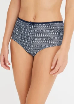 Femme bonprix Lingerie Coton|Bas|Lot de 4 culottes coton Maxi