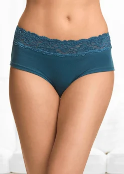 Femme bonprix Lingerie Coton|Bas|Lot de 4 culottes maxi