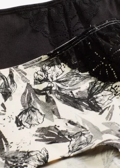 bonprix Lot de 4 culottes Maxi|Femme Lingerie Coton|Bas