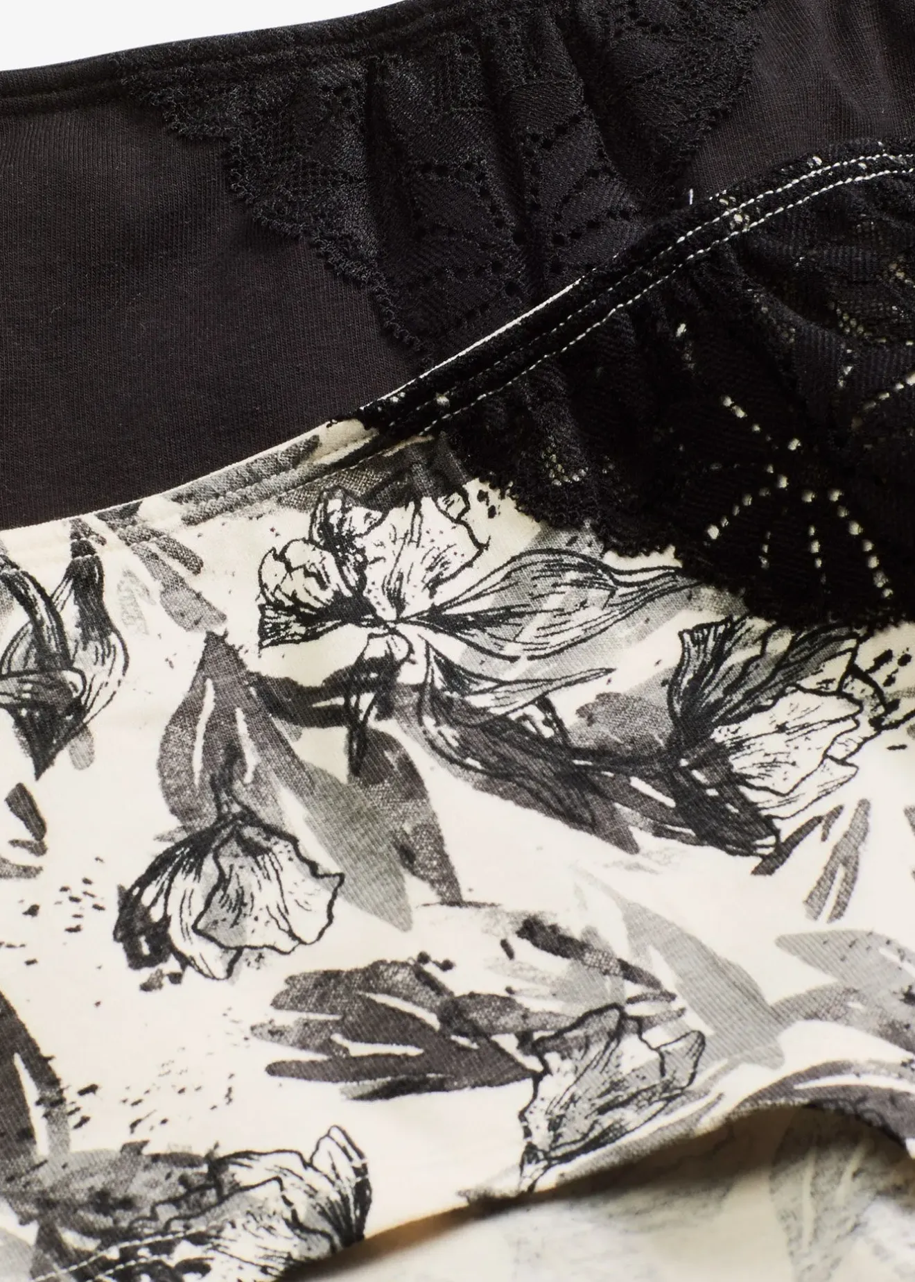 bonprix Lot de 4 culottes Maxi|Femme Lingerie Coton|Bas