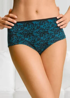 Femme bonprix Lingerie Coton|Bas|Lot de 4 culottes maxi coton