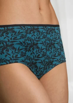 Femme bonprix Lingerie Coton|Bas|Lot de 4 culottes maxi coton