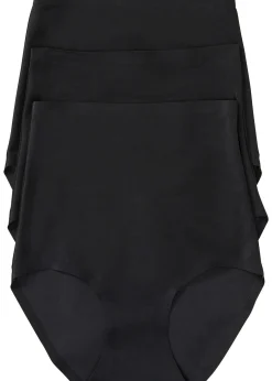 bonprix Lot de 3 culottes sculptantes, maintien modéré|Femme Sans Couture|Basiques