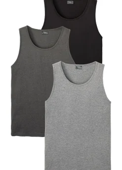 bonprix Lot de 3 débardeurs|Homme Vêtements De Sport|T-Shirts & Polos