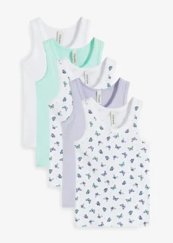 bonprix Lot de 5 débardeurs|Enfant Vêtements Enfant|Lot De 2 Articles Et Plus