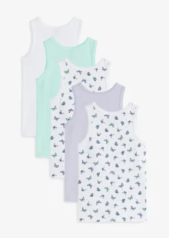 bonprix Lot de 5 débardeurs|Enfant Vêtements Enfant|Lot De 2 Articles Et Plus
