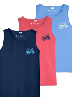 Homme bonprix Mode Plage|T-Shirts & Polos|Lot de 3 débardeurs