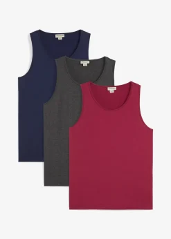 bonprix Lot de 3 débardeurs|Homme Vêtements De Sport|T-Shirts & Polos