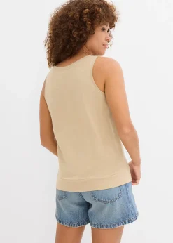 Femme bonprix Tricots De Peau|Basiques|Lot de 2 débardeurs 100% coton