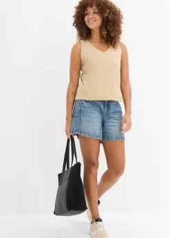 Femme bonprix Tricots De Peau|Basiques|Lot de 2 débardeurs 100% coton