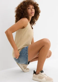 Femme bonprix Tricots De Peau|Basiques|Lot de 2 débardeurs 100% coton