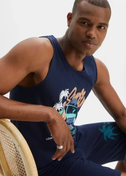 Homme bonprix Mode Plage|T-Shirts & Polos|Lot de 2 débardeurs en coton