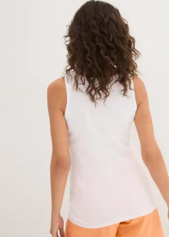 Femme bonprix Tricots De Peau|Basiques|Lot de 2 débardeurs extensibles