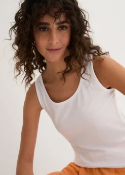 Femme bonprix Tricots De Peau|Basiques|Lot de 2 débardeurs extensibles