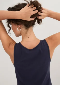 Femme bonprix Tricots De Peau|Basiques|Lot de 2 débardeurs extensibles