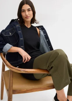 Femme bonprix Tricots De Peau|Basiques|Lot de 2 débardeurs longs 100% coton