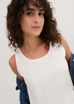 Femme bonprix Tricots De Peau|Basiques|Lot de 5 débardeurs longs 100% coton