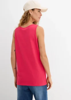 Femme bonprix Tricots De Peau|Basiques|Lot de 5 débardeurs longs 100% coton