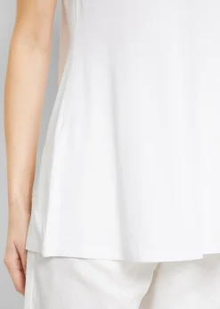 bonprix Lot de 2 débardeurs longs en viscose douce|Femme Basiques|T-Shirts & Tops