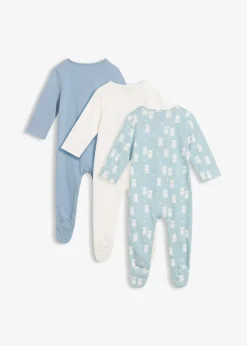 bonprix Lot de 3 dors-bien 100% coton|Enfant Vêtements Enfant|Bodies & Grenouillères