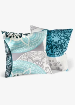 bonprix Chambre À Coucher·Housses De Coussin & Co|Salon·Housses De Coussin|Lot de 2 housses de coussin à ornements