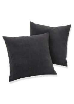 bonprix Lot de 2 housses de coussin aspect lin| Chambre À Coucher·Housses De Coussin & Co|Salon·Housses De Coussin