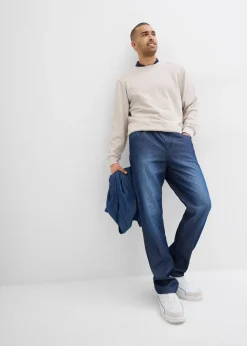 bonprix Lot de 2 jeans classiques d’été à taille élastiquée|Homme Jeans