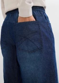 bonprix Lot de 2 jeans classiques d’été à taille élastiquée|Homme Jeans
