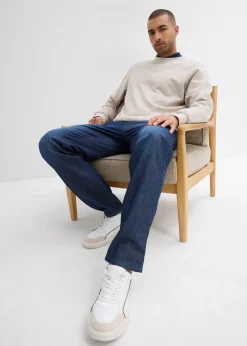 bonprix Lot de 2 jeans classiques d’été à taille élastiquée|Homme Jeans