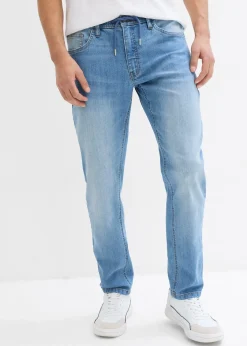 bonprix Lot de 2 jeans droits extensibles regular à taille élastiquée|Homme Jeans