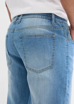 bonprix Lot de 2 jeans droits extensibles regular à taille élastiquée|Homme Jeans