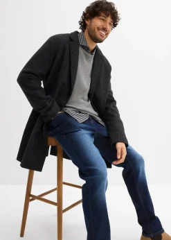 bonprix Lot de 2 jeans extensibles Regular légers, droits|Homme Jeans