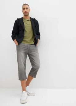 bonprix Lot de 2 jeans jogger 3/4 en denim léger, coupe droite regular|Homme Jeans