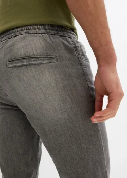 bonprix Lot de 2 jeans jogger 3/4 en denim léger, coupe droite regular|Homme Jeans