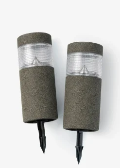 bonprix Jardin & Balcon·Déco De Jardin & Éclairage|Déco De Jardin & Éclairage|Lot de 2 lampes déco solaires pour le chemin