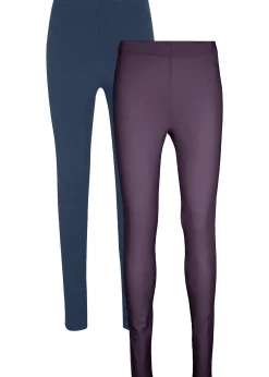 bonprix Lot de 2 leggings|Femme Basiques|Pantalons