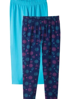 bonprix Lot de 2 leggings 3/4 en coton extensible|Enfant Vêtements Enfant|Filles 9-16 Ans·Lot De 2 Articles Et Plus